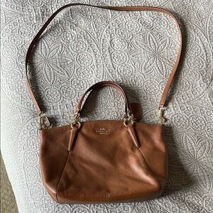 Coach Brown Shoulder Bag with Soft Leather